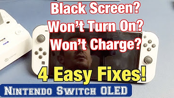 Nintendo Switch OLED: Black Screen, Won