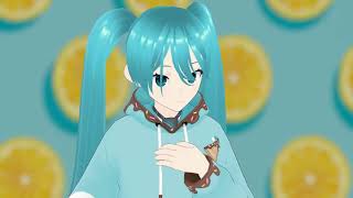 Miku Eats Lemon For The First Time (3D Animation)