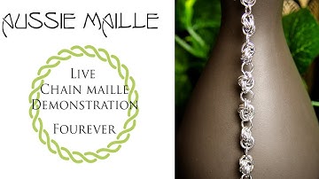 Live Chain Maille Demonstration - Fourever Weave