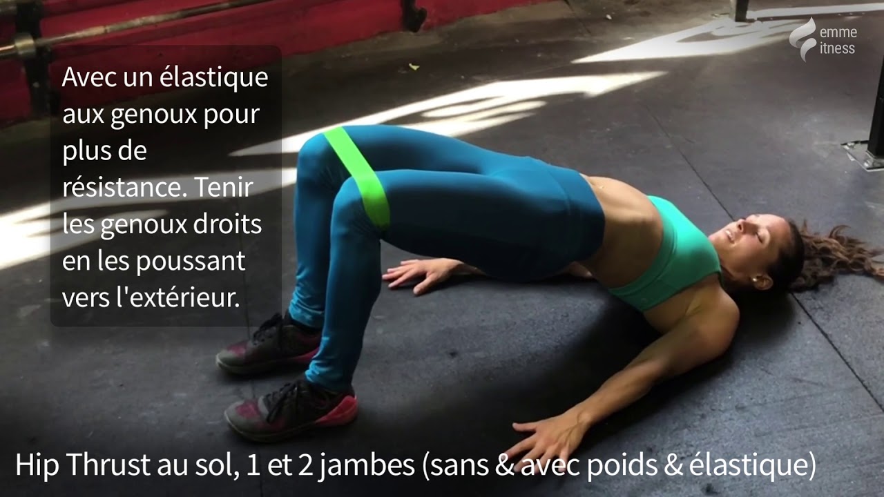 Meilleurs exercices fessiers avec élastique - Fitness Life