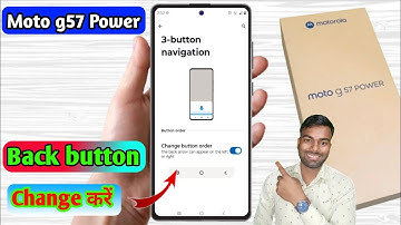 moto g57 power back button settings, moto g57 power side button setting 