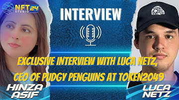 Exclusive Interview with Luca Netz, CEO of Pudgy Penguins at Token2049 | Hinza Asif