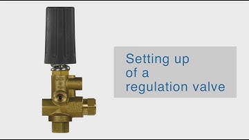 R+M / Suttner: Setting up of a regulation valve