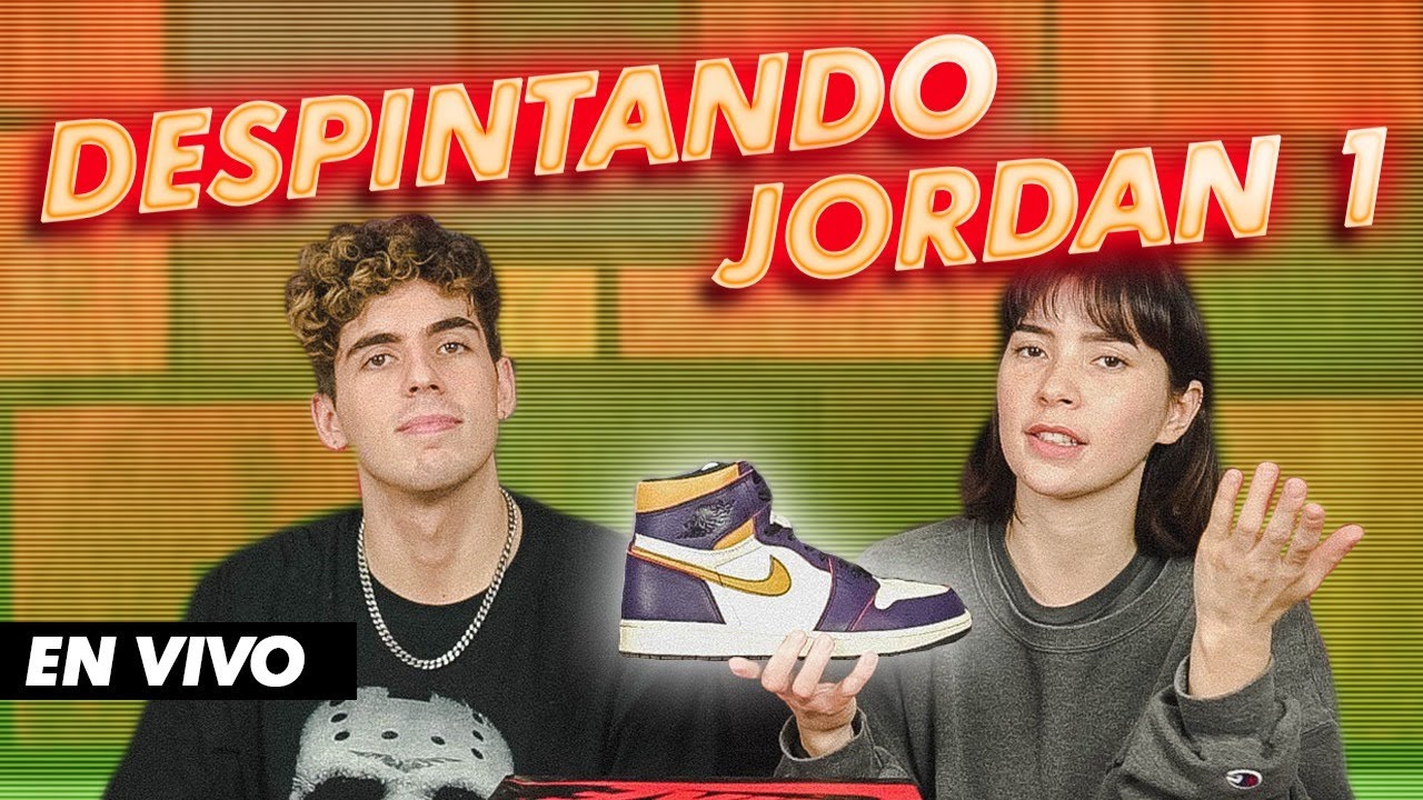 DESPINTANDO LAS JORDAN 1 LA TO CHICAGO EN DIRECTO - YouTube
