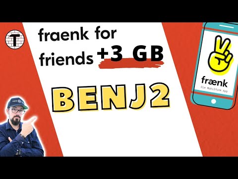 How to +1GB Fraenk-for-friends #Code: JANH5