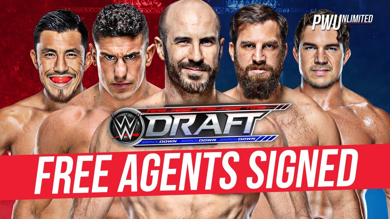 WWE Announces Free Agent Signings In The Draft, Four Superstars Still