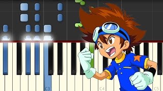 Digimon / Si Tu Lo Deseas / Piano Tutorial chords