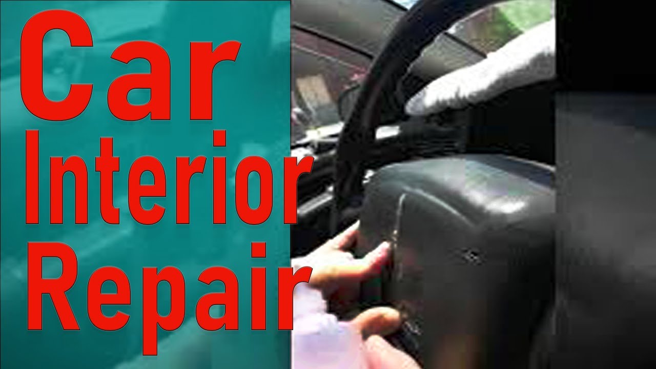 How To Repair Car Interior Fix Broken Steering Wheel www.boatquickcare
