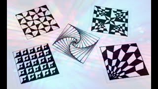 الخطوط تتحرك في شكل هندسي - Lines move in a geometric shape