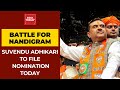 West Bengal: Suvendu Adhikari to file nomination from Nandigram today
