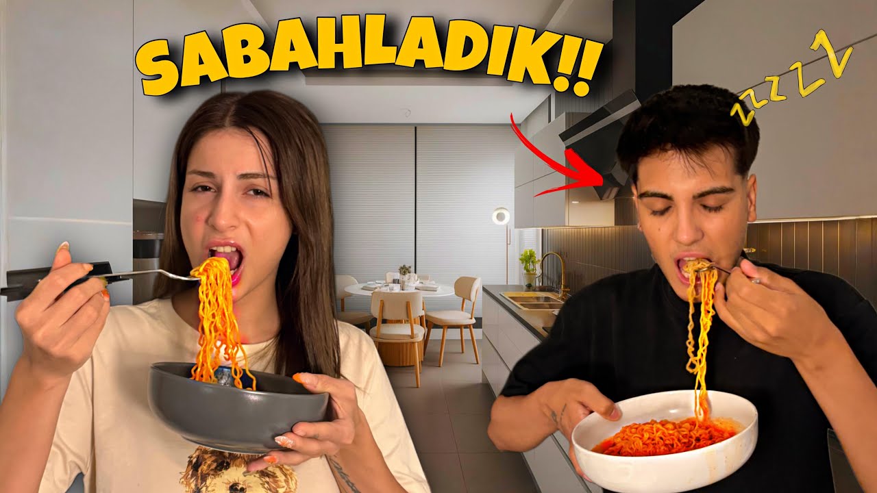 SABAHLADIK!! Uykusuzluktan Delirdik?! 😵‍💫 Sıla Beyoğlu | Melih Yıldırım