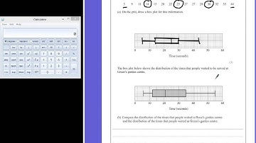 EdExcel March 2013 2H Q18   Box Plots