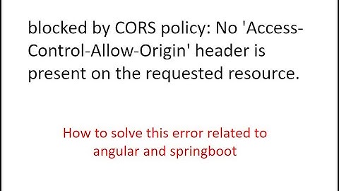 angular#002 blocked by CORS policy No 
