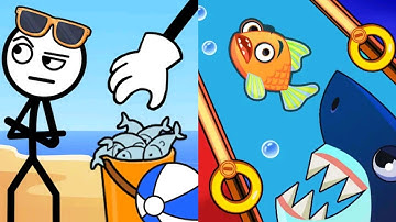 Thief Puzzle Vs Save The Fish Satisfying ASMR Gameplay (Android,ios) (New Update)