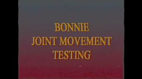Bonnie Joint Movement Test (FNAF/VHS)