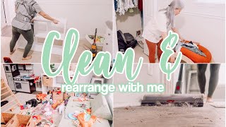 CLEAN AND REARRANGE WITH ME 2021 // SPEED CLEANING MOTIVATION