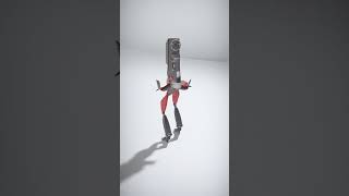 Biped Robot Enemy Rigged Character - AI Rigged 3D Character