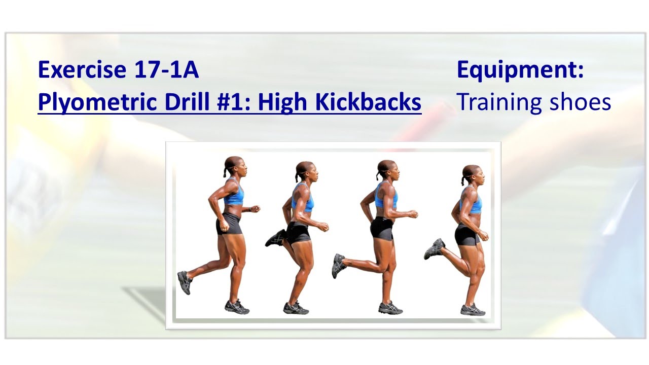 171A Running Base PLYOMETRIC 1 HIGH KICKBACKS Bruce Wilk's Running