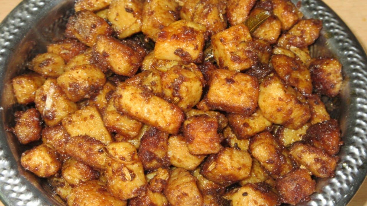 Senai kilangu varuvalசுவையான சேனை கிழங்கு வறுவல்Avva Foods YouTube