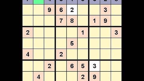 How to Solve Washington Times Sudoku Difficult February 11, 2021