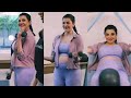 Actress Kajal Aggarwal shares her pregnancy workouts video
