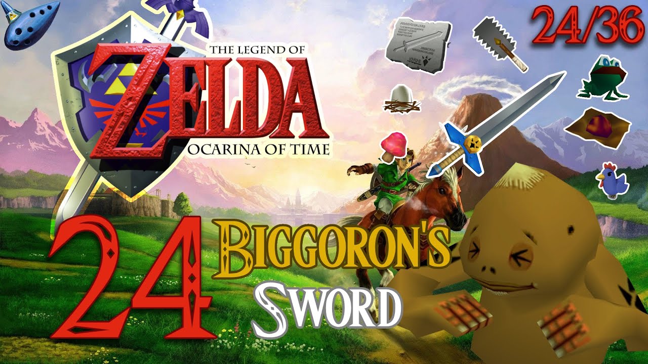 The Legend of Zelda Ocarina of Time 24 Biggoron's Sword Narrated Story YouTube