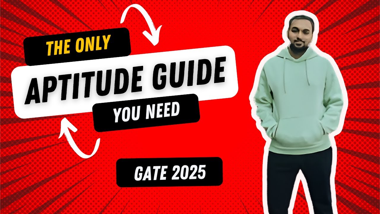 How to prepare APTITUDE for GATE 2025 | #gate2025 #gateexam #aptitude ...