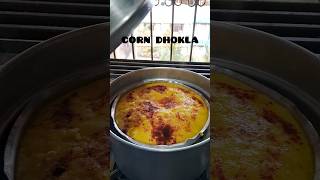 Soft &amp; Spongy Corn Dhokla 🌽 | Easy Instant Snack Recipe #dhokla #dhoklarecipe #foodreels #ytshorts