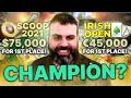 CHIP-LEADING 2 FINAL TABLES - SCOOP $1050 PKO & $2100 Irish Open