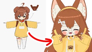 How I Made The CUTEST VTuber Model in 3D Software screenshot 3