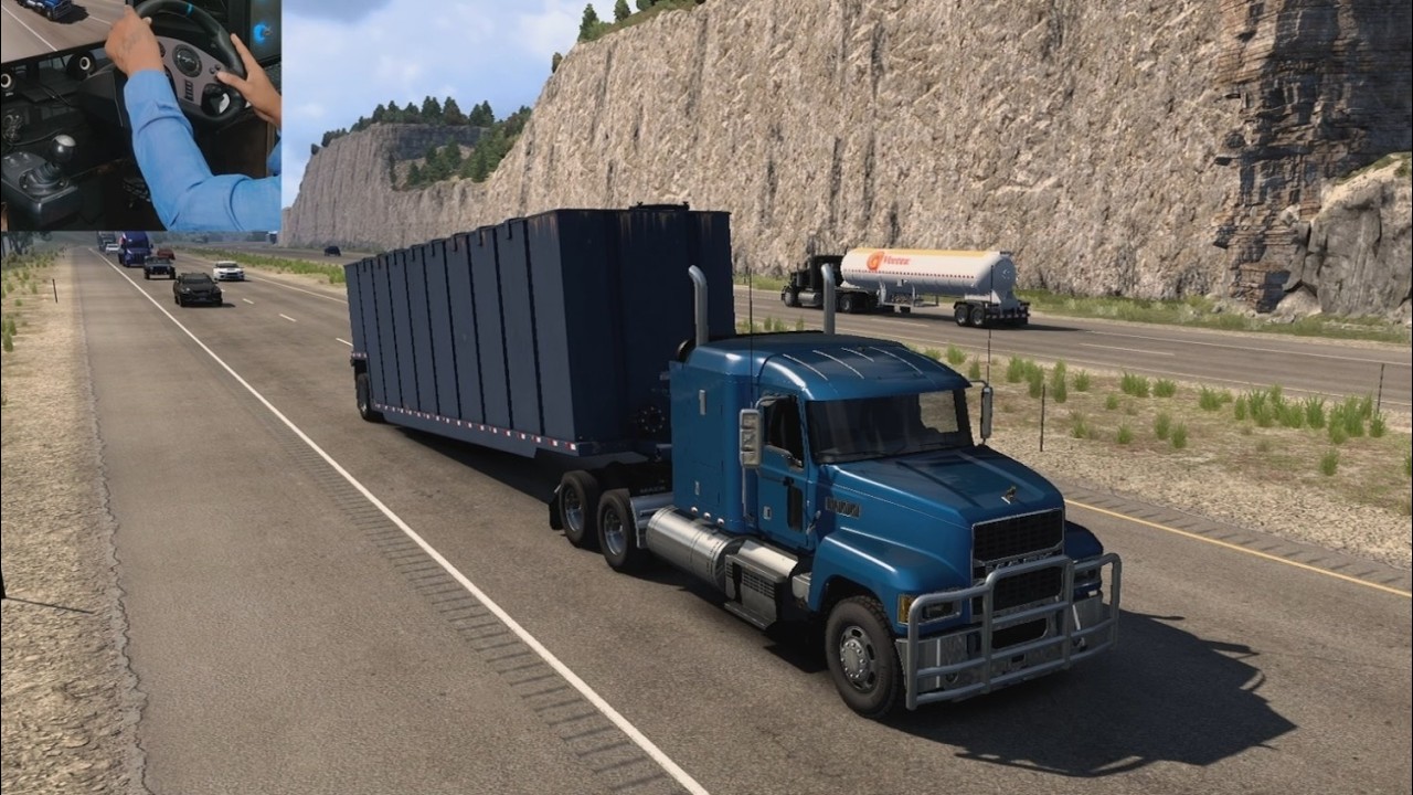 Frac Tank Delivery To Casper ! American Truck Simulator Gameplay !