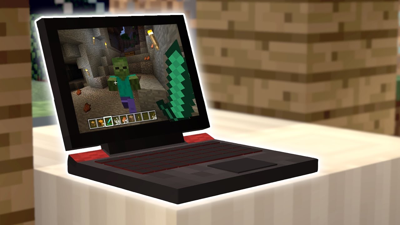 LAPTOP IN MINECRAFT! - YouTube