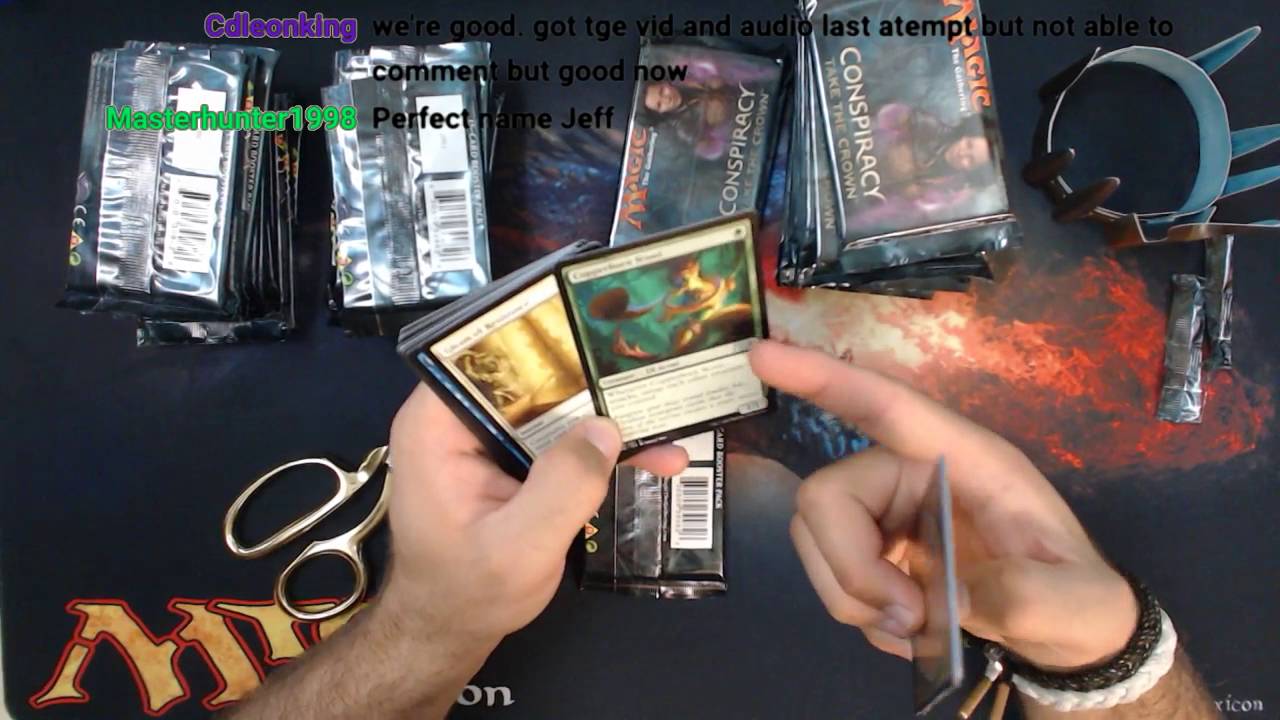games people play MTG Lexicon - Episode 47.1 - Cracking some Conspiracy: Take the Crown Boxes/Packs