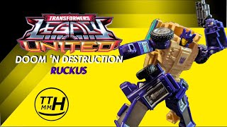 Transformers Legacy United Doom N Destruction Ruckus review (stop motion)