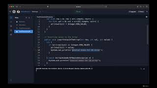 012 Insertion   Two Dimensional Array
