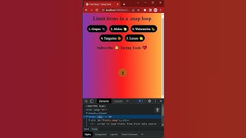 Javascript limit on array map items #javascript #shorts
