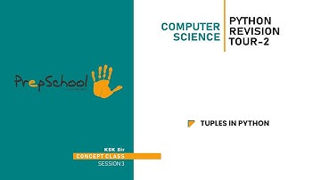 DAY 06 | COMPUTER SCIENCE | CBSE XII | PYTHON REVISION TOUR - 2 | L3
