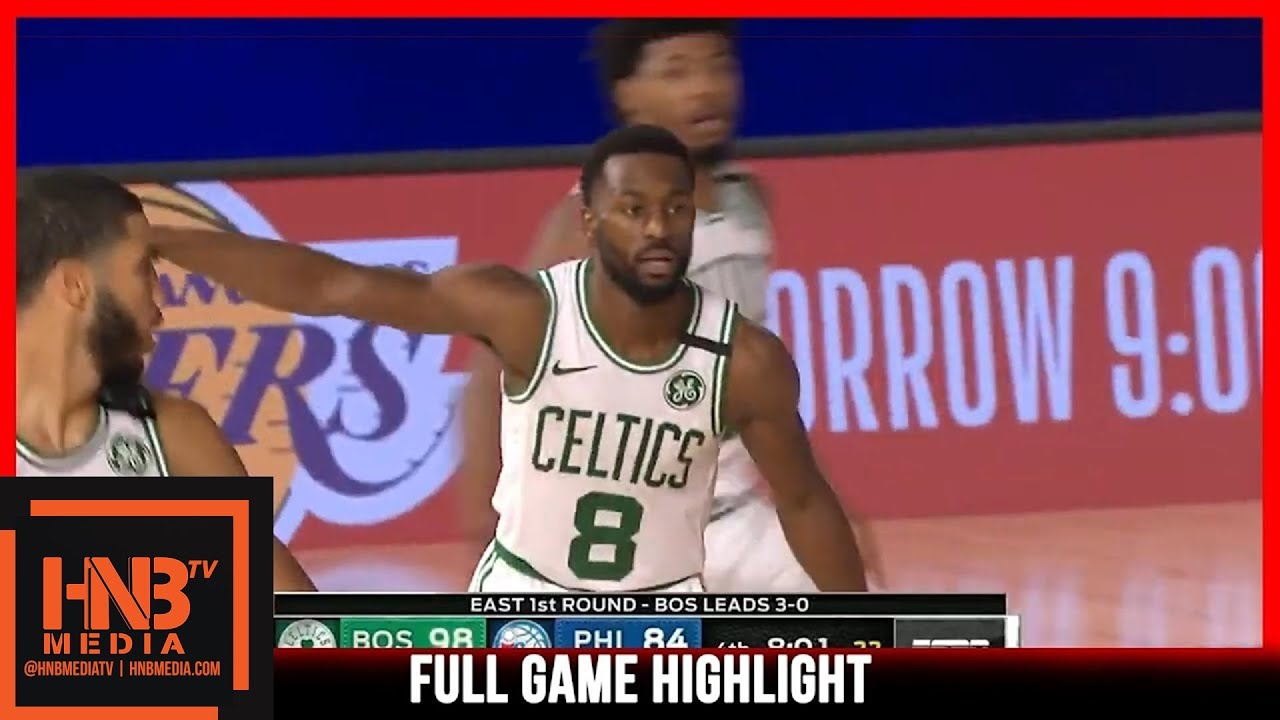 Celtics vs 76ers Game 4 8.23.20 | Full Highlights - YouTube