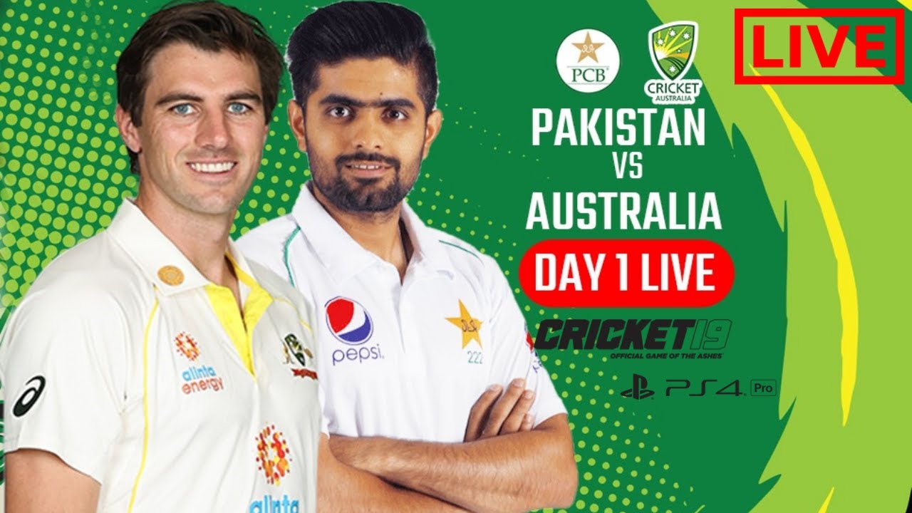 Pakistan vs Australia Test LIVESTREAM Cricket 19 Gameplay