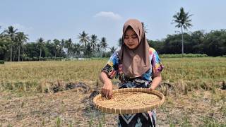BEAUTIFUL, GOOD, POLITE...! BEING THE BACKBONE OF THE FAMILY || COUNTRY WOMAN LIVES WITH GRANDMOTHER