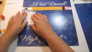 Scrapbook Layout - 10th Grade