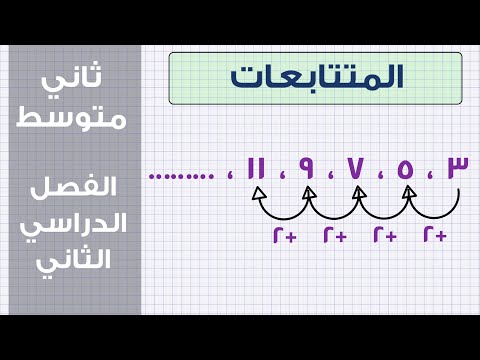 المتتابعات