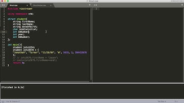 Data Structures Tutorial - 9 - Introduction to Structs and the Dot(.) Operator