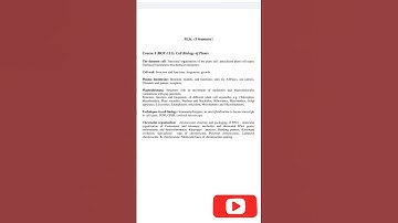 MSc botany 1st semester exam syllabus || B.U.