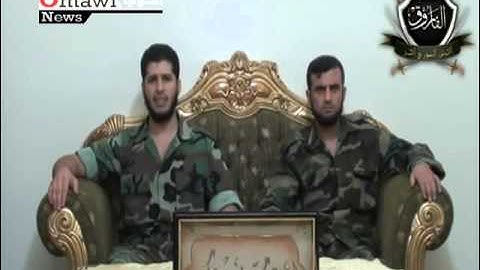 الملازم أول عبد الرزاق طلاس وكلمة رائعة للشعب السوري | أموي سوريا لطرد الاحتلال النصيري الشيعي