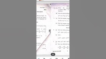 PDE bsc 3rd semester kuk 2023