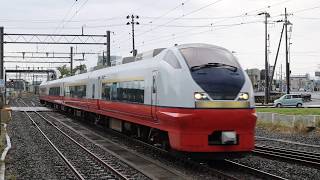 奥羽本線 E751系2044M特急つがる4号 津軽新城駅通過 2018年10月27日
