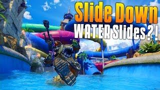 Slide Down Water Slides On CoD BO3?! New Awakening DLC Gameplay! (Splash, Skyjacked, Gauntlet, Rise) screenshot 3