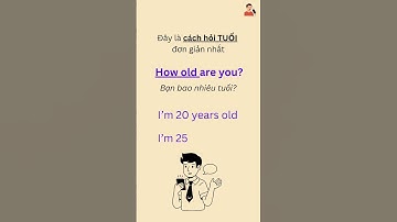 Ngày 6 – How old are you?| Cách hỏi & trả lời tuổi| Dám Nói Tiếng Anh #hoctienganhmoingay #shorts