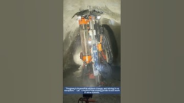 Mine Tunnel Drilling: Mining  in Action